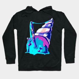 melted ice cream Hoodie